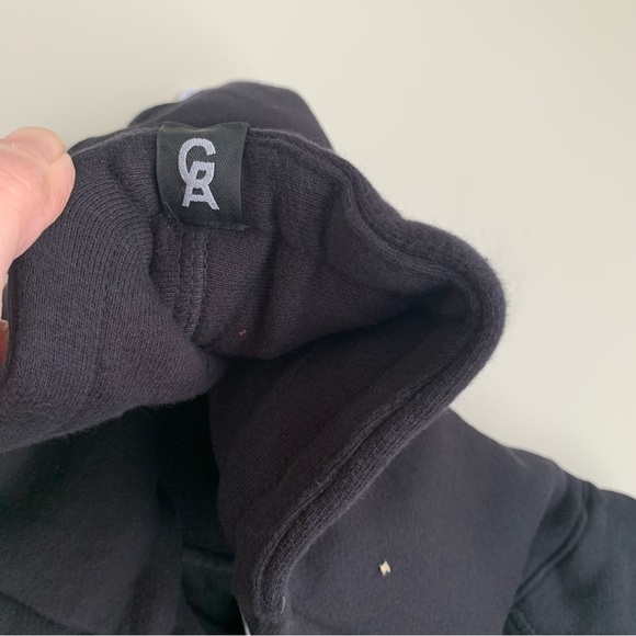GOOD AMERICAN The Icon Hoodie Jacket Oversized  black Sz S - Picture 8 of 11